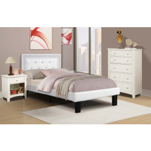 Langston Twin Bedroom 3 Piece Set w/ Bed, Nightstand & Chest