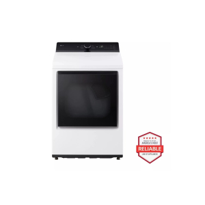 7.3 cu. ft. Ultra Large Capacity Rear Control Electric Dryer with LG EasyLoad Door and AI Sensing