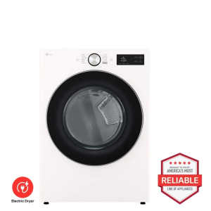 7.4 cu. ft. Ultra Large Capacity Smart Front Load Electric Dryer with TurboSteam, AI Sensing and Hybrid Electronic Controls with LCD Display