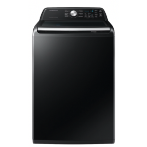 4.6 cu. ft. Large Capacity Smart Top Load Washer with ActiveWave™ Agitator and Active WaterJet in Brushed Black