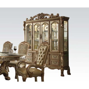 Dresden - Buffet & Hutch - Gold Patina