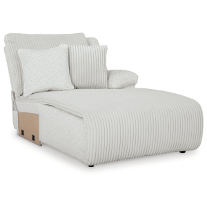 Top Tier - Raf Press Back Power Chaise - Alloy