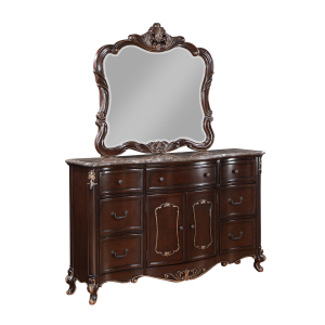 Constantine - Dresser With Marble Top - Cherry