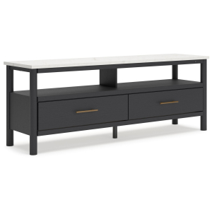 Cadmori - Extra Large TV Stand - Black / White