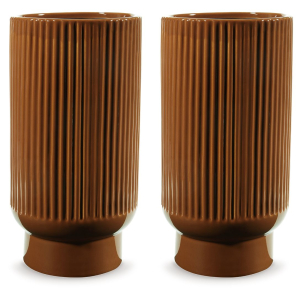 Avalyah - Vase (Set of 2) - 12## - Burnt Umber