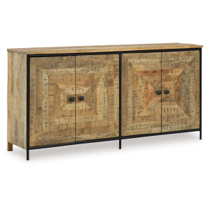 Camney - Accent Cabinet - Brown / Black