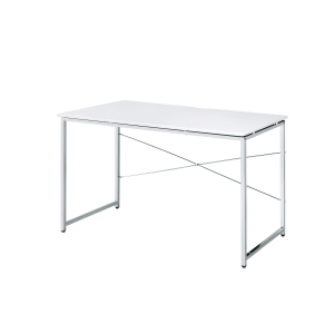 Tennos - Writing Desk (Same Ac00903) - White & Chrome