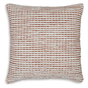 Nashlin - Pillow - White / Rust