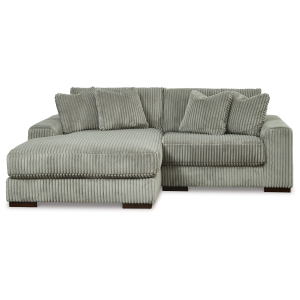 Lindyn - Left Arm Facing Corner Chaise 2 Pc Sectional - Fog