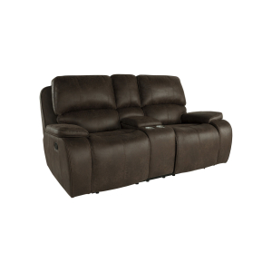 Brookings - Console Loveseat With Dual Recliners - Brown