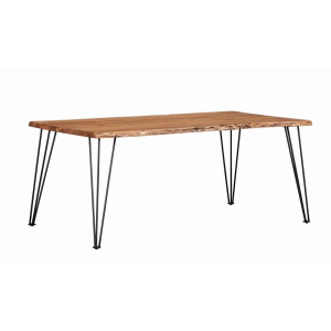 Sherman - Live Edge Dining Table - Natural Acacia