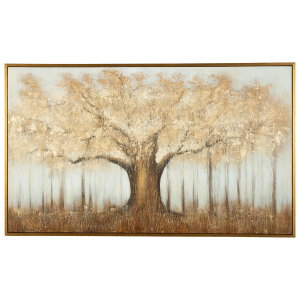 Dalewick - Wall Art - Brown / Gray / Gold Finish