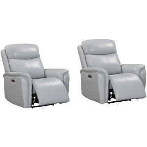 Cascade - Power Recliner (Set of 2) - Seamist Gray
