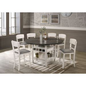Conner - 7 Piece Dining Room Set - Gray