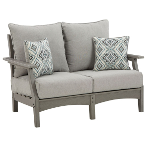 Visola - Loveseat w/Cushion - Gray