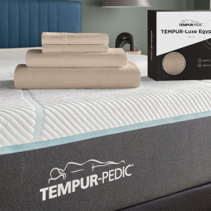 Linens - Tempur Luxe Egyptian Cotton Sheet Set - Sandstone - Split King