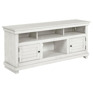 Payne - 60## TV Stand Media Console - Distressed White