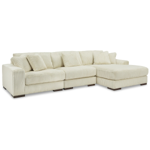Lindyn - 3-Piece Sectional With Raf Corner Chaise - Ivory
