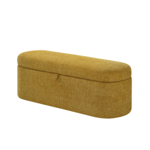Philipa - Storage Bench - Gold Tweed