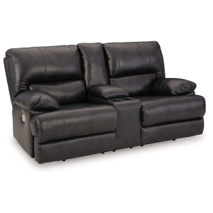 Mountainous - Power Reclining Loveseat With Console /Adj Headrest - Eclipse