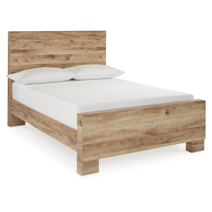Hyanna - Full Panel Bed - Tan