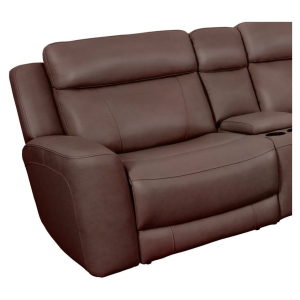 Calgary - Power Left Arm Facing Recliner P2 - Autumn Umber