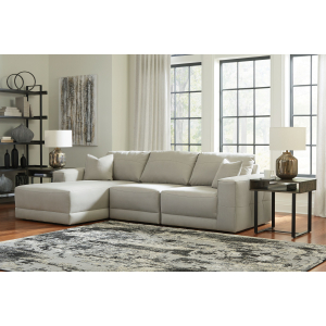 Next-Gen Gaucho - Left Arm Facing Corner Chaise 3 Pc Sectional - Gray