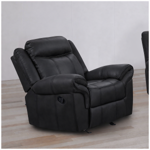 Agata Glider Recliner Black