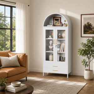 Shea Modern Arch Storage Cabinet