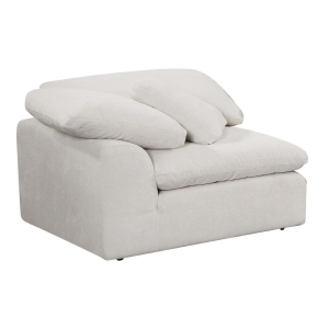 Naveen - Linen Modular Wedge With Pillow - Ivory