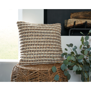 Nealington - Pillow - Brown / Black / White