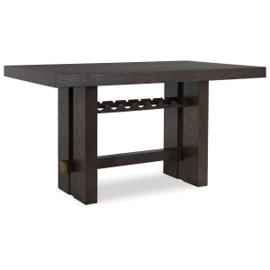 Burkhaus - Rectangular Dining Room Counter Table - Dark Brown