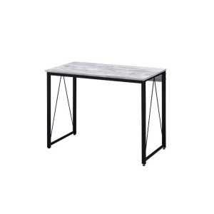 Zaidin - Writing Desk - Antique White & Black