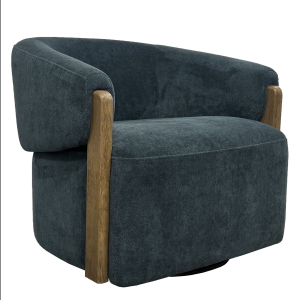 Finley - Swivel Accent Chair - Island Teal