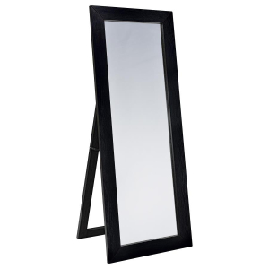 Cadence - Tempered Glass Full Length Standing Mirror - Black Oak