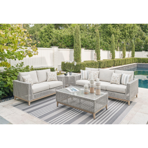 Seton Creek - 4 Pc. - Lounge Set - Gray