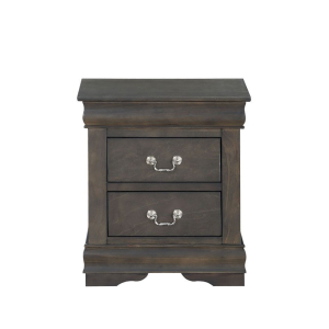Louis Philippe - Nightstand - Dark Gray