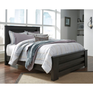 Brinxton - Charcoal - Queen Panel Bed