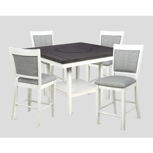 Fulton - 5 Piece Dining Room Set - Chalk White
