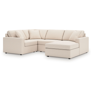 Modmax - 4-Piece Sectional With Raf Corner Chaise, With Laf Corner Chair - Oyster