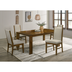 Hollister - 5 Piece Dining Room Set - Brown