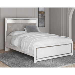 Altyra - Queen Panel Bed - White