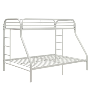Tritan - Twin Long/Queen Bunk Bed - White
