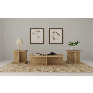 Cortona - 3 Piece Coffee And End Table Set - Mango