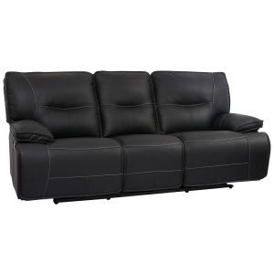 Spartacus - Power Reclining Sofa And Two Recliners - Black