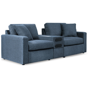 Modmax - 3-Piece Sectional Loveseat With Audio System - Ink
