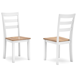 Gesthaven - Dining Room Side Chair (Set of 2) - Natural / White