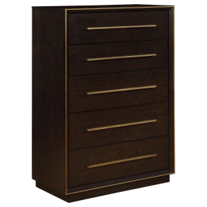Durango - 5-Drawer Bedroom Chest - Smoked Peppercorn