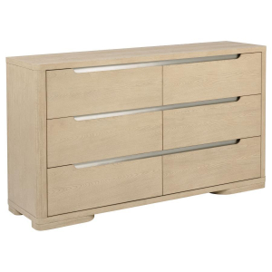 Ladera - 6-Drawer Bedroom Dresser - Light Elm