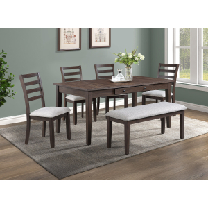 Wagner - 6 Piece Dining Room Set - Brown
